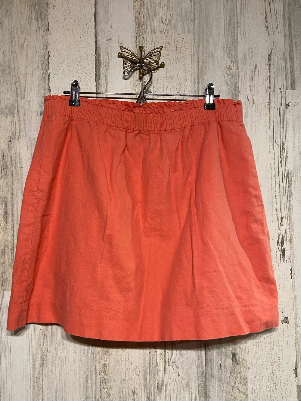 J.Crew Pink Ruffle Waist Mini Skirt 16